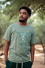 Load image into Gallery viewer, Light Green short sleeve big logo T-Shirt

