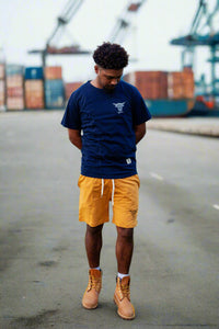 Navy short sleeve small logo T-shirt