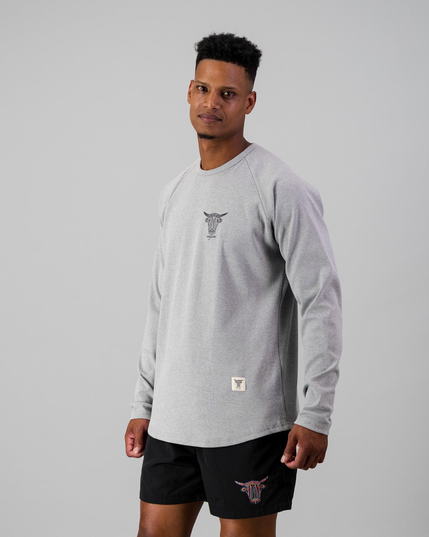 Long Sleeve Rib Top Nguni Apparel