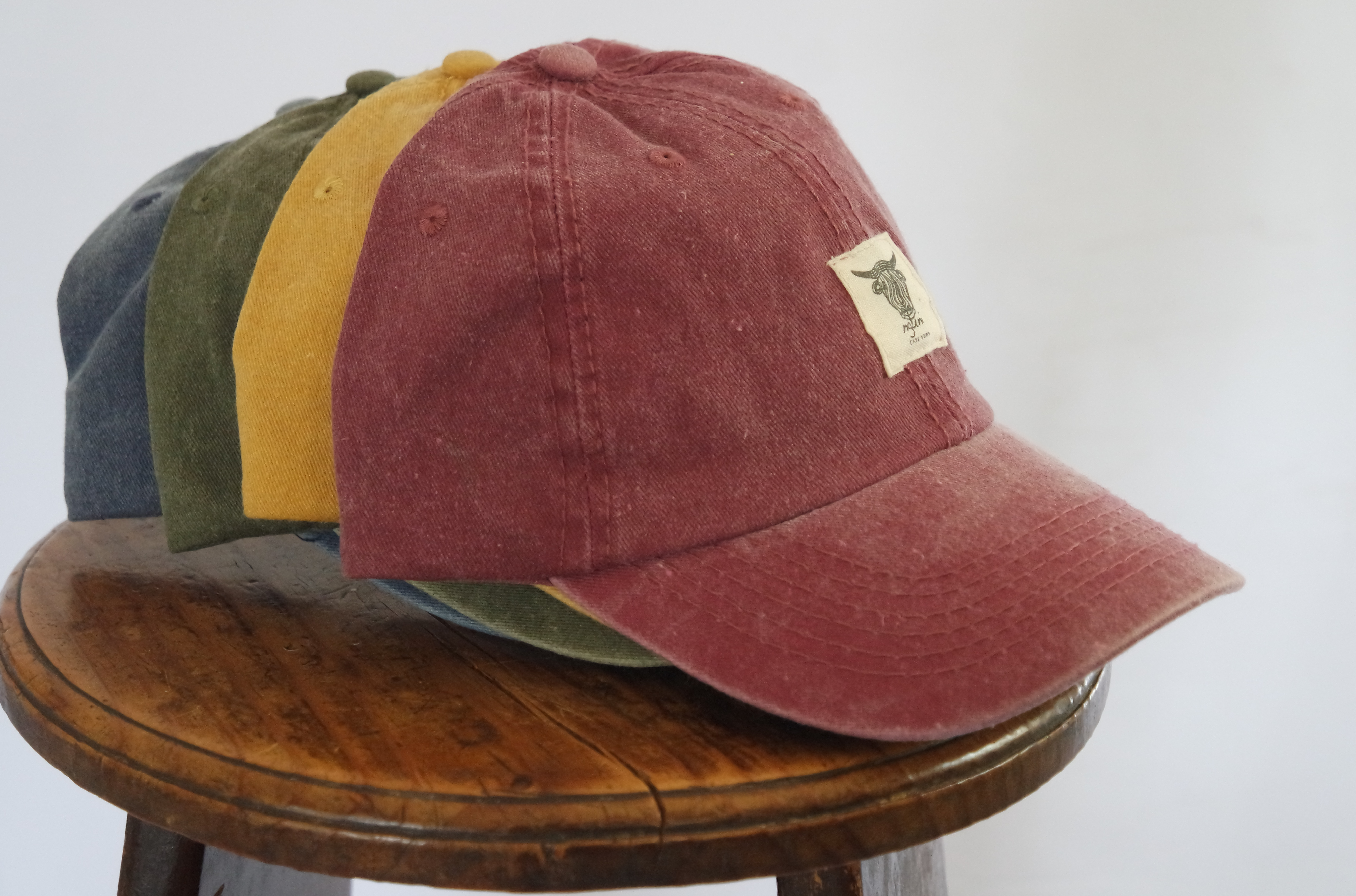 Stone washed Cotton Caps Nguni Apparel